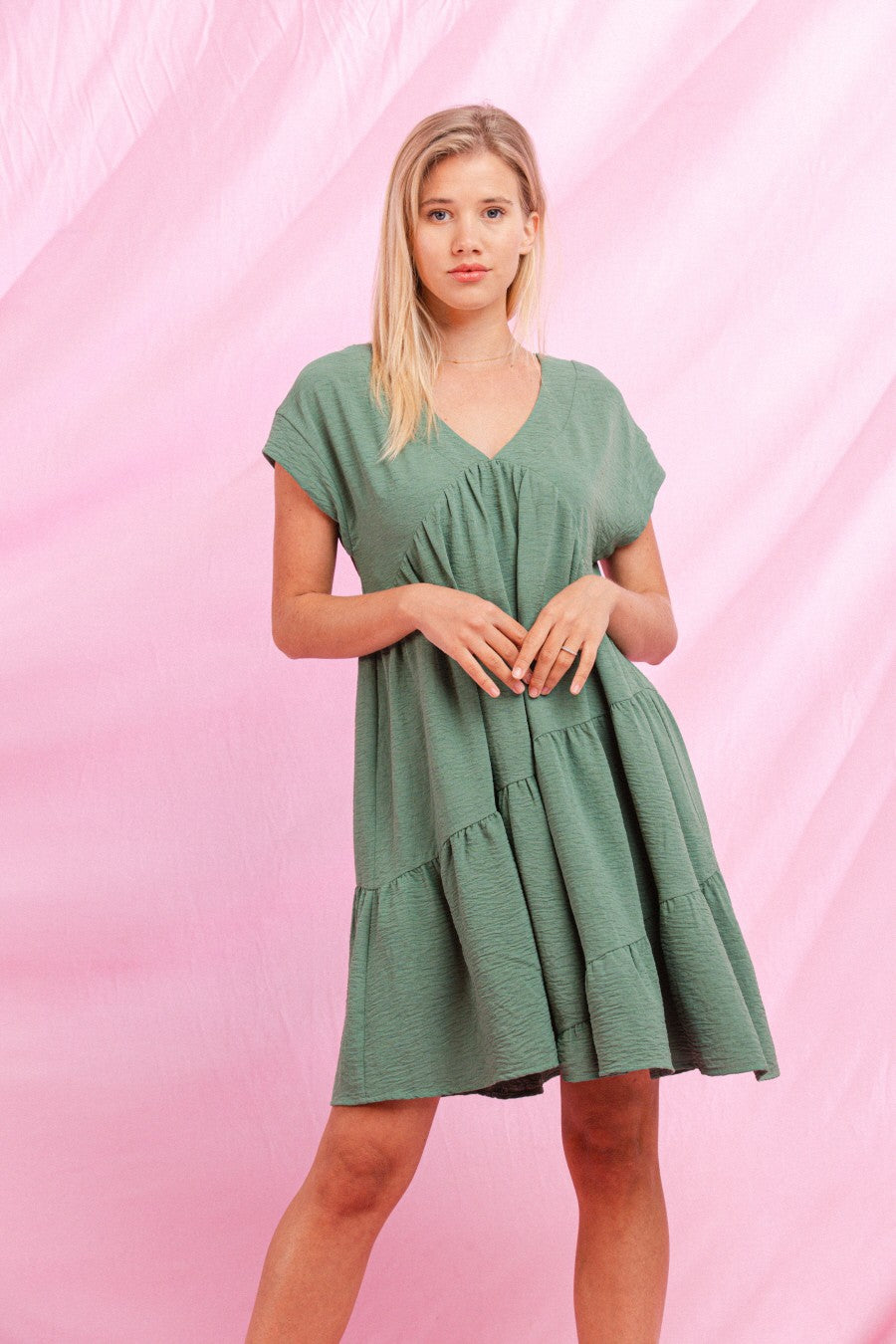 Carlie Dress (Ivy Green)